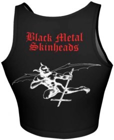 Blasphemy - Blood Upon the Altar Official Fitted Crop Top by Metal Mistress