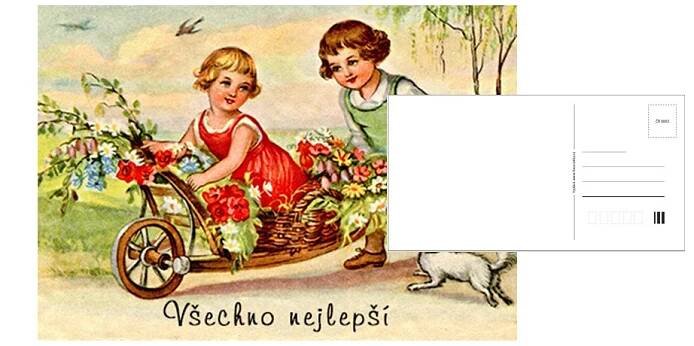 Pohlednice - Blahopřání - E-shop České zvyky a pranostiky