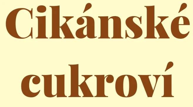 Cikánské cukroví