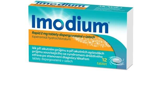 Imodium Rapid 2 mg 12 tablet dispergovatelných v ústech