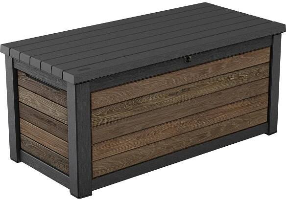 Keter Zahradní úložný box Northwood, vlašský ořech, 630 l, 155 x 72 x 69,5 cm