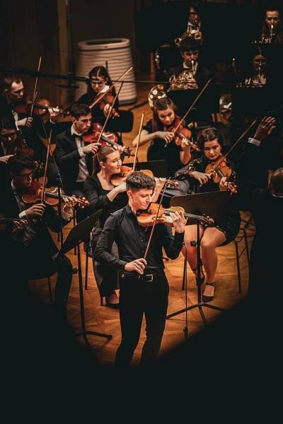 Fotografie z abs. orchestrálního koncertu 27.2.2025 – Konzervatoř Brno
