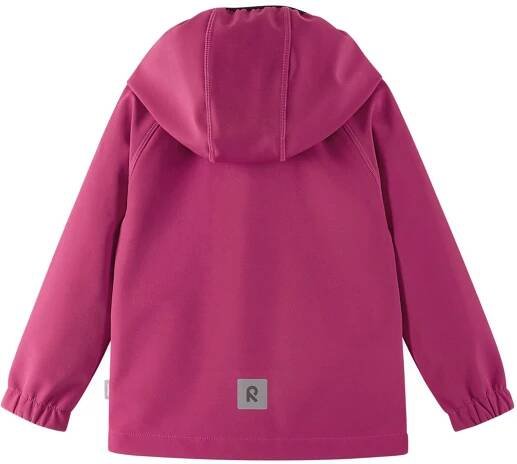 Dětská softshellová bunda Reima Vantti - Rosy Berry - Skibi Kids