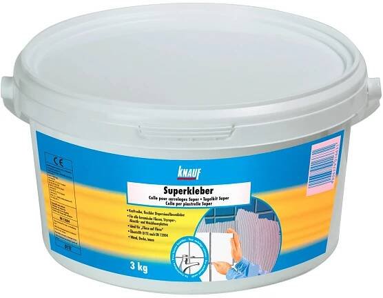 Knauf Lepidlo na obklady Superkleber šedé 3 kg