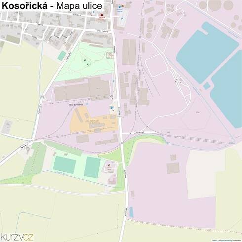 Kosořická - mapy | Kurzy.cz