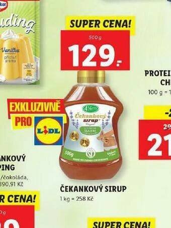 Lidl Čekankový sirup nabídka