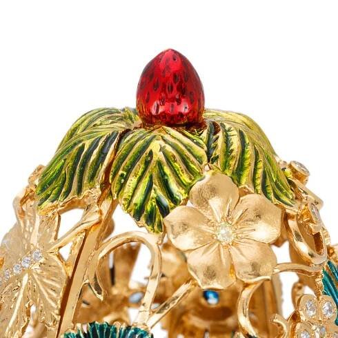 Originální klenot na téma Léto se zlatou uncovou mincí Gustav Fabergé proof | Česká mincovna