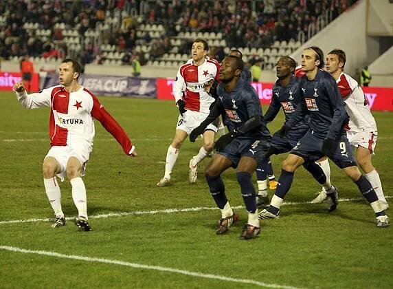 Slavia se chystá na odvetu Poháru UEFA s Tottenhamem. - Videa: Slavia podlehla Tottenhamu 1:2 (8/8)