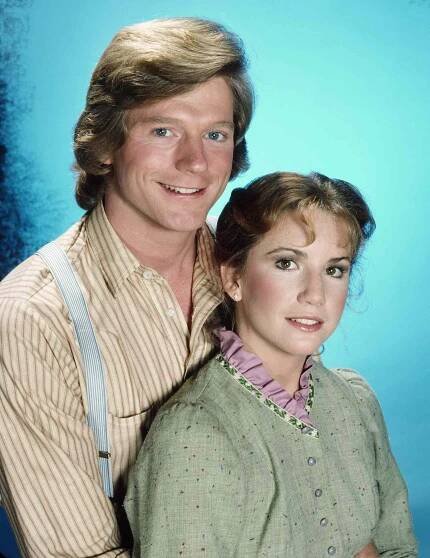 LITTLE HOUSE ON THE PRAIRIE -- Season 9 -- Pictured: (l-r) Dean Butler as Almanzo James Wilder, Melissa Gilbert as Laura Elizabeth Ingalls Wilder