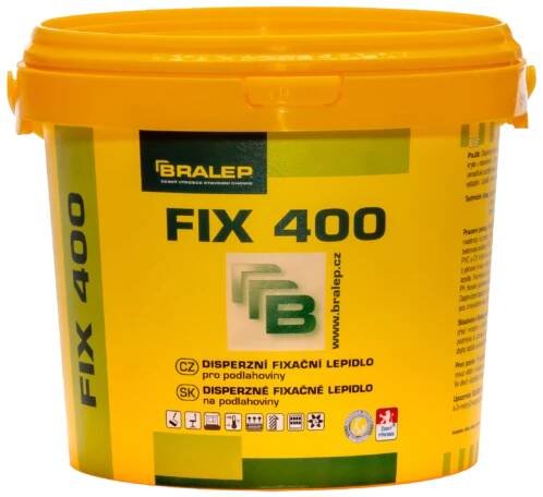 Stavebniny, stěrka, lepidla | Disperzní lepidlo Bralep FIX 400 1kg | NÁBYTEK KOBERCE BNK a.s.