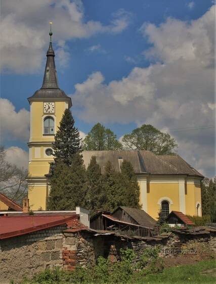 Olešnice - evangelický kostel - Kostel