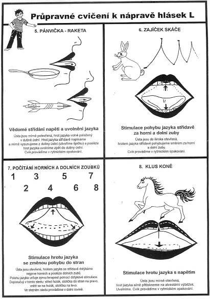Logopedické cvičení - velký obrázek 02 | Speech therapy tools, Individualized education program, Special education curriculum