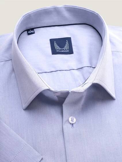 Pánská košile popelavě šedá ve střihu slim fit  18276