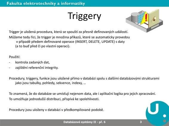 PPT - Databázové systémy II PowerPoint Presentation, free download - ID:6041471