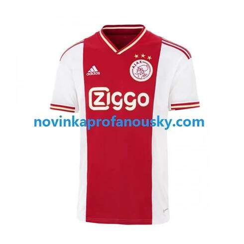 AFC Ajax Dres Domácí Fotbalové Dresy pro Muže 2022-2023 Krátký rukáv