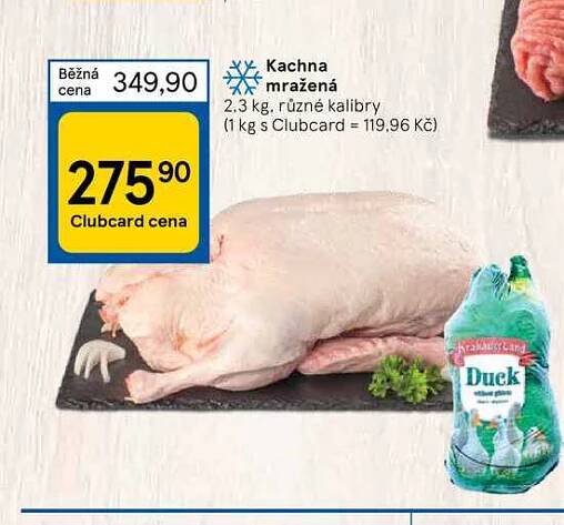 Kachna mražená 2,3 kg