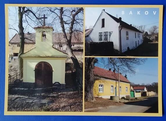 Bakov, Kladno - Pohlednice místopis