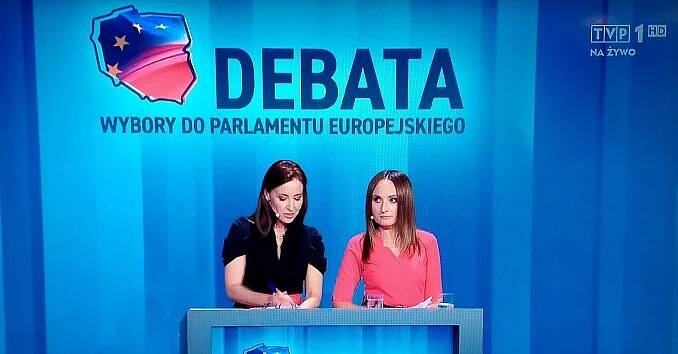 Controversy after Polish state TV asks candidate to speak in English at EU election debate