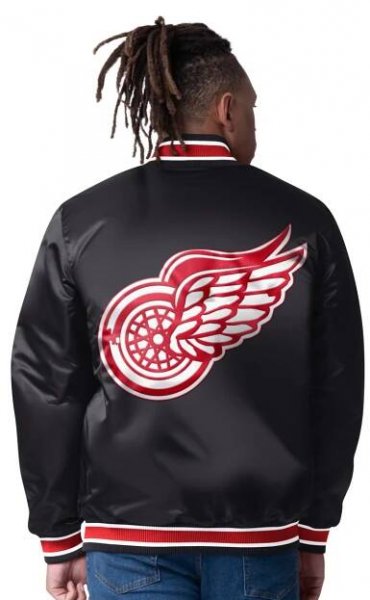 Detroit Red Wings pánská bunda The CLOSER Reversible Varsity Satin - FAN-store.cz