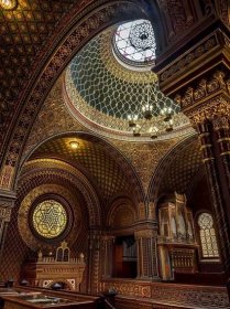 Interiér Španělské synagogy
