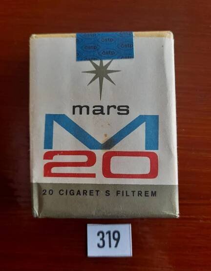 staré cigarety MARS M20 ČSTP č.319 - Sběratelství