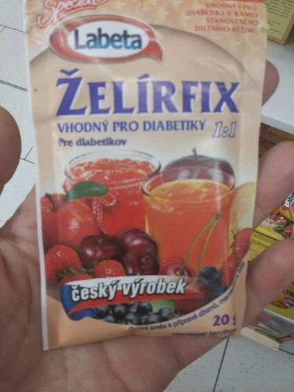 Podrobné informace o potravině Želírfix