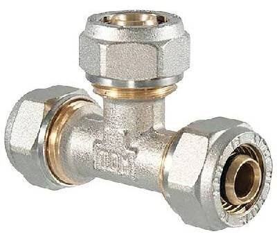 Šroubovací fitink TDM AL/PEX T-kus 26x3