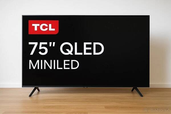TCL 75” QLED MiniLED TV – Dobrý Stav,záruka