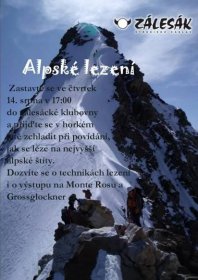 Podělí se o své zkušenosti z alpského lezení, proberou i různé techniky :: Regionální zpravodajství
