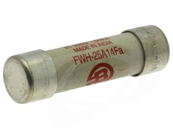 Ultra rychlá válcová pojistka, (norma UL), 14x51mm, 500V AC, 25A - Sonepar ČR | Elektroinstalační materiál