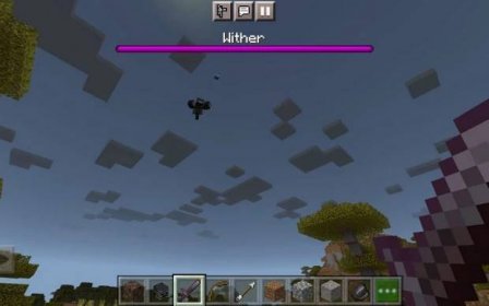 On spawing the Wither in the Bedrock Edition the sky is filled with dark clouds reducing the light level to 11 (Image via Minecraft))