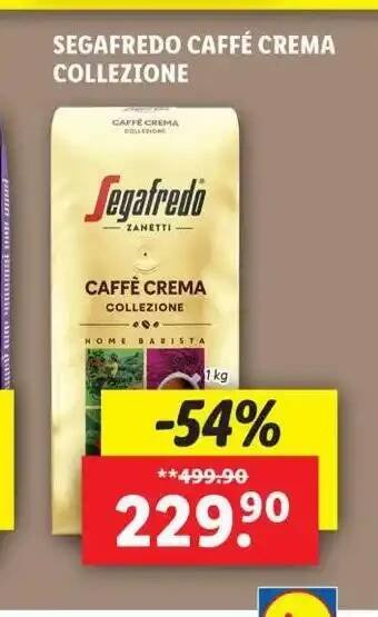 Lidl Segafredo caffé crema collezione nabídka