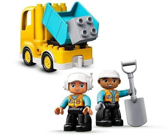 LEGO Duplo 10931 Nákladní auto bagr stavba velké stavebnice 2 3 4 leté dítě za 517.00CZK - Allegro