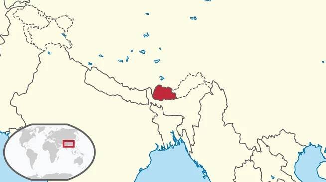 File:Bhutan in its region.svg