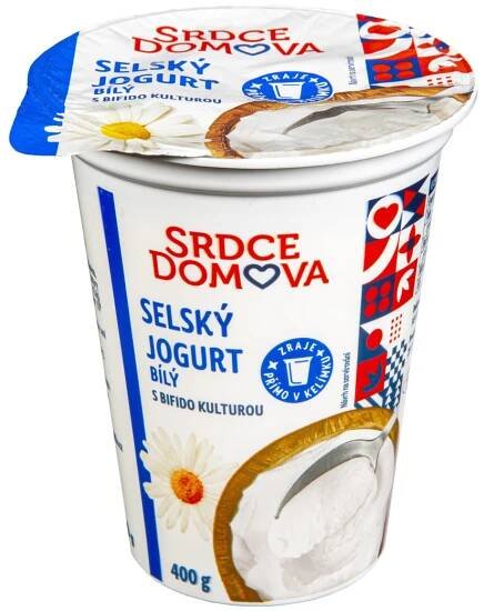 Bílý jogurt Selský Srdce Domova levně | Kupi.cz