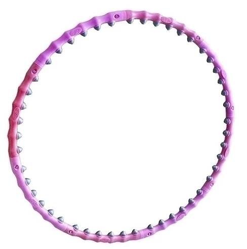 Hula Hoop 90 cm masážní růžová