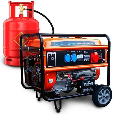 HYBRIDNÍ elektrocentrála PETROL GAZ CNG 5KW za 17541 Kč - Allegro
