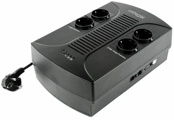 Energenie Floor UPS power cube 650VA LED s AVR, 4X SCHUKO 230V OUT - 36mc