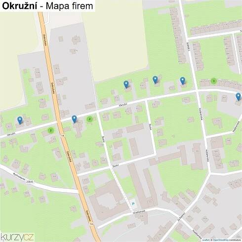 Okružní - mapy | Kurzy.cz