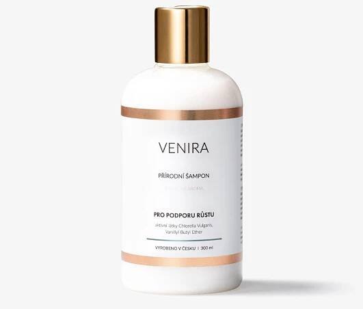 Venira přírodní šampon s jemnou kokosovou vůní pro podporu růstu vlasů 300 ml