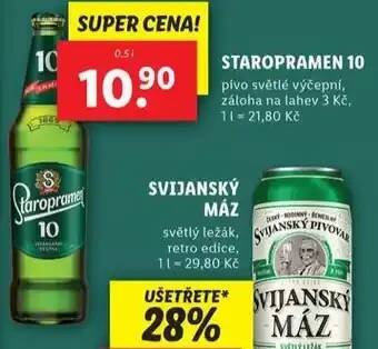 Lidl Pivo staropramen nabídka