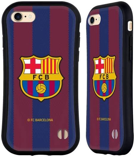 Odolný zadní obal pro mobil Apple Iphone 7/8/SE2020 - HEAD CASE - FC Barcelona - Dres Domácí pruhy 23/24