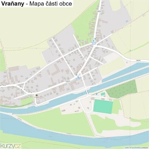 Vraňany - mapy | Kurzy.cz