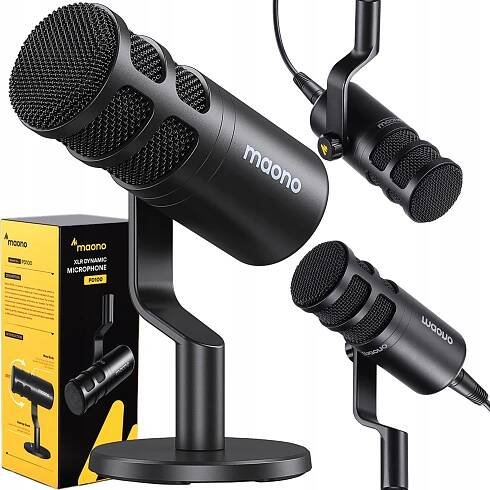 Dynamický mikrofon Maono PD100 XLR studiový pro zpěv podcastů