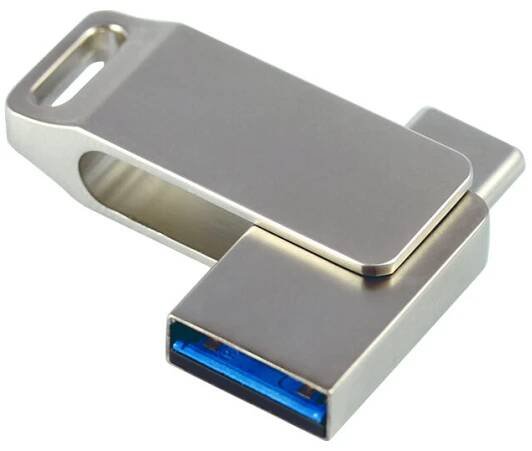 mini OTG USB flash disk otočný type-C