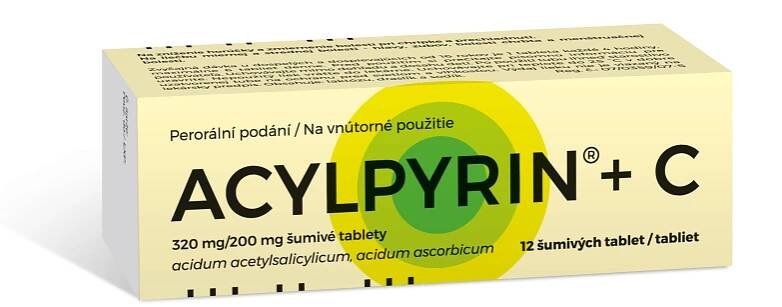 ACYLPYRIN + C šumivé tablety