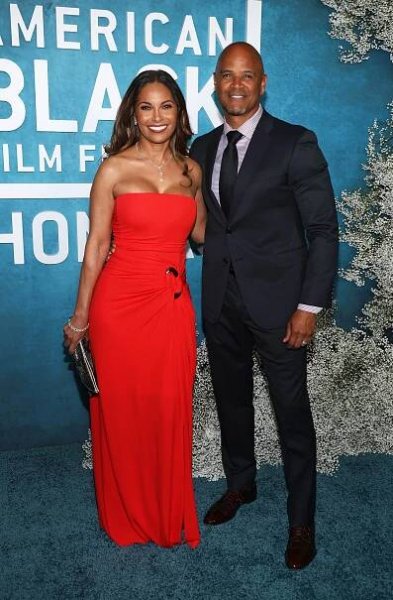 Salli Richardson-Whitfield and Dondre Whitfield