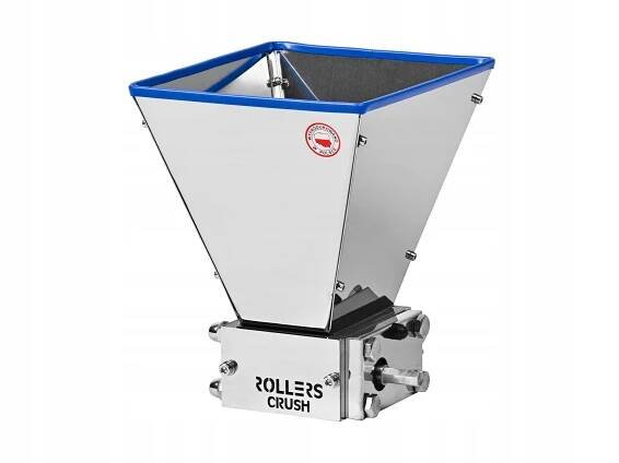 Mlýn válcový drtič sladu,šrotovník, obilí, kukuřice, pivo Malt mill