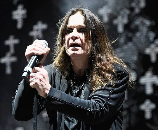 Ozzy Osbourne of Black Sabbath performing at Ozzfest.