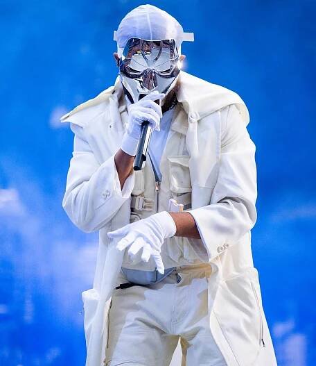 Abel 'The Weeknd' Tesfaye performs live at Etihad Stadium as part of his After Hours til Dawn Tour